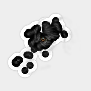 Black Lab, labrador retriever Sticker